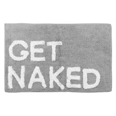 Estia Ταπέτο Μπάνιου Get Naked Βαμβακερό 50x80 Εκ. Γκρι