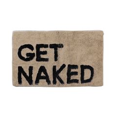 Estia Ταπέτο Μπάνιου Get Naked Βαμβακερό 50x80 Εκ. Μπεζ
