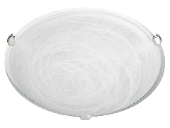 Viokef Κλασική Πλαφονιέρα Λευκή Δ30 Electra 3913000