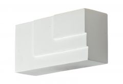 SUNLIGHT ΑΠΛΙΚΑ ΓΥΨΙΝΗ LED ΛΕΥΚΗ MW-8425