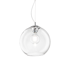 IDEAL LUX ΦΩΤΙΣΤΙΚΟ ΟΡΟΦΗΣ ΓΥΑΛΙΝΟ ΔΙΑΦΑΝΟ Ø40 NEMO CLEAR SP1 052816