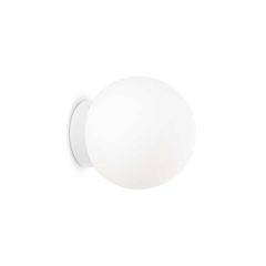 IDEAL LUX ΑΠΛΙΚΑ ΓΥΑΛΙΝΗ ΛΕΥΚΗ Ø15 MAPA BIANCO AP1 059808