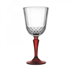 Pasabahce Diony Πότηρι Κρασιού Γυάλινο Διάφανο/Κόκκινο 9x18,5 Εκ. Κωδικός: CAM440230G6R