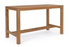 Bizzotto Maricruz Τραπέζι Μπαρ Ξύλινο Teak Καφέ 180x80x105