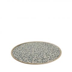 Espiel Blueberry Πιάτο Φρούτου Πορσελάνινο Μπεζ/Μπλε Ø21x2 Εκ. Κωδικός: VRA303K6