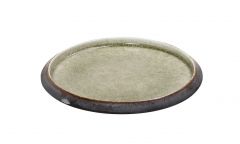 Espiel Pebble Πιάτο Φρούτου Ανθρακί/Λαδί 21X21X3 Κωδικός: GMT111