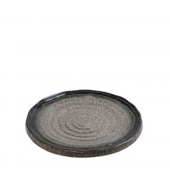 Espiel Kenya Πιάτο Φρούτου Stoneware Γκρι 21,2x2,8 Κωδικός: GMT220K2