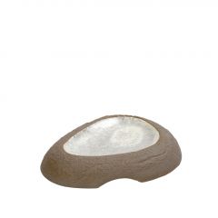 Espiel Spirit Μπωλ "Rock" Stoneware Μπεζ 21x16,8x3,2 Εκ. Κωδικός: NIC707K4