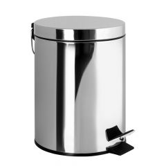 AWD Interior Κάδος Απορριμμάτων 5Lt Stainless Steel Φ20x27,5 Εκ.