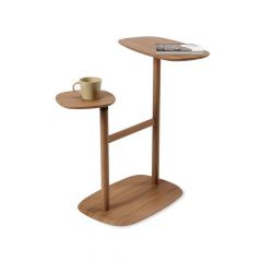 Umbra Βοηθητικό Τραπέζι Ξύλινο Καφέ Swivo 72,4x35,6x74,9