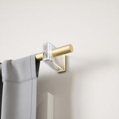 Umbra Επεκτεινόμενο Κουρτινόξυλο Μεταλλικό Χρυσό Flute Φ2,5 107-305 εκ.