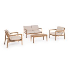 Bizzotto Danubio Sofa Set4 W-Cush - Fsc A: 68.5a - 83.5b - 82h - 36h1 - 62h2 - 79h3(x2); B: 130a - 83.5b -82h - 36h1 - 62h2 - 79h3; C: 100a - 50b - 41h