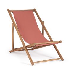 Bizzotto Danubio Terracotta Deck Chair - Fsc 68a - 106/114b - 76/89h - 35h1
