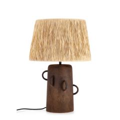 Bizzotto Kedar Επιτραπέζιο Φωτιστικό Αλουμινίου Καφέ Ø34x54,5