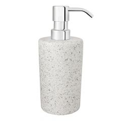 AWD Interior Q Bath Δοχείο Κρεμοσάπουνου Από Μάρμαρο 200Ml Φ7.3X17.5Cm Awd02341549