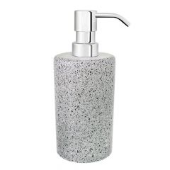 AWD Interior Q Bath Δοχείο Κρεμοσάπουνου Από Μάρμαρο 200Ml Φ7.3X17.5Cm Awd02341554