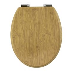 AWD Interior Καπάκι Λεκάνης Bamboo Από Mdf Φυσικό 37.3X45.5X5.7Cm Awd02181598