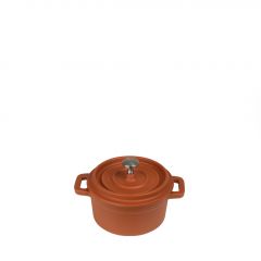 Espiel Volcano Κατσαρολάκι Cast-Iron Κεραμιδί Με Enamel 250 ml 10 Εκ. Κωδικός: SAC102