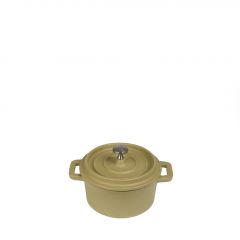 Espiel Volcano Κατσαρολάκι Cast-Iron Χακί Με Enamel 250 ml 10 Εκ. Κωδικός: SAC103