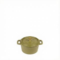 Espiel Volcano Κατσαρολάκι Cast-Iron Χακί Με Enamel 750 ml 14 Εκ. Κωδικός: SAC106