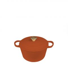 Espiel Volcano Κατσαρόλα Cast-Iron Κεραμιδί Με Enamel 3800 ml 23 Εκ. Κωδικός: SAC108