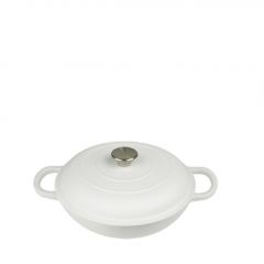 Espiel Volcano Κατσαρόλα Ρηχή Cast-Iron Λευκή Με Enamel 2200 ml 27 Εκ. Κωδικός: SAC116