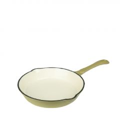 Espiel Volcano Τηγάνι Cast-Iron Χακί Με Enamel 25,5 Εκ. Κωδικός: SAC127