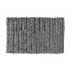 Zone Denmark Πατάκι Μπάνιου Βαμβακερό 80x50 - Tiles Grey