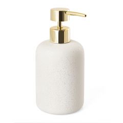 AWD Interior Δοχείο Κρεμοσάπουνου Bonita Stoneware Λευκό 400Ml Awd02191912