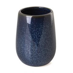 AWD Interior Ποτήρι Οδοντόβουρτσας Friki Stoneware Navy Blue Φ8.5X11.2Cm 400Ml Awd02191921