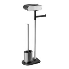 AWD Interior Σταντ Χαρτιού Υγείας Και Πιγκάλ Stainless Steel 31X15.3X74.3Cm Awd02071980