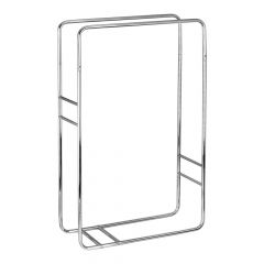 AWD Interior Κρεμάστρα Μπάνιου Επιδαπέδια Από Ατσάλι Chrome 48,5x15,5x77,2 Εκ.