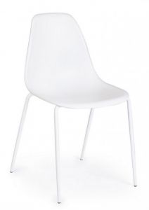 Bizzotto Iris Καρέκλα Πλαστική Λευκή 45x52x84