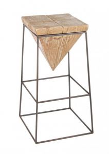 Bizzotto Prismy Σκαμπώ Μπαρ Ξύλινο Natural 38x38x70