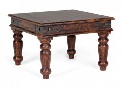 Bizzotto Jaipur Τραπέζι Σαλονιού Ξύλινο Καρυδί 60x60x40