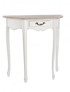 Bizzotto Justine Κονσόλα Λευκή/Μπεζ Με Ένα Συρτάρι 80x35x79 Κωδικός: 0745827