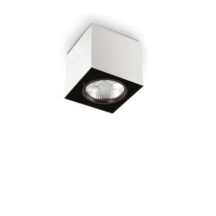 Ideal Lux Σποτ Οροφής Μεταλλικό Λευκό 9 Εκ. Mood Pl1 Square 140902