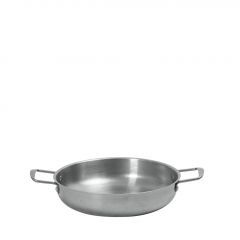 Espiel Snow Grey Σαγανάκι Ανοξείδωτο Ασημί 22x22x6 Εκ. FEV132