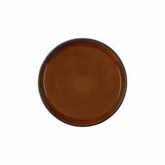 Bitz Πιάτο Γλυκού Stoneware Φ17 Εκ. - Gastro Black/Amber