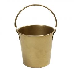 Espiel Snow Gold Κουβαδάκι Σερβιρίσματος Ανοξείδωτο Χρυσό 12,5x12,5x13,5 Εκ. Κωδικός: FEV239