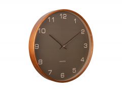 Karlsson Acento Ρολόι Τοίχου Ξύλινο Ø40x5 I Moss Green