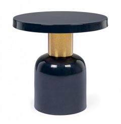 Bizzotto Nalima Βοηθητικό Τραπέζι Μεταλλικό Μπλε 41x41x41