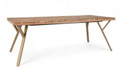 Bizzotto Raida Τραπέζι Φαγητού Ξύλινο Καφέ 220x100x76