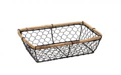 ESPIEL ΚΑΛΑΘΙ ΜΕΤΑΛΛΙΚΟ ΜΑΥΡΟ 34X24X12 ΚΩΔΙΚΟΣ: TAK202