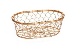 ESPIEL ΚΑΛΑΘΙ ΜΕΤΑΛΛΙΚΟ ΧΡΥΣΟ 25X17X9 ΚΩΔΙΚΟΣ: TAK214