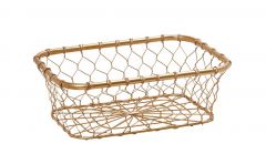 ESPIEL ΚΑΛΑΘΙ ΜΕΤΑΛΛΙΚΟ ΧΡΥΣΟ 25X17X9 ΚΩΔΙΚΟΣ: TAK215