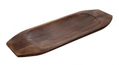 Espiel Πλατώ Σερβιρίσματος Ξύλινο Σκούρο Καφέ 80x30x4 Κωδικός: XYP413