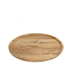 Espiel Δίσκος Σερβιρίσματος Ξύλινος Mango Natural Ø35x2 Εκ Κωδικός: AKB208