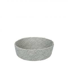 Espiel Καλάθι Από Συνθετικό Ρατάν Γκρι Φ18x6 Εκ. Κωδικός: FEX101