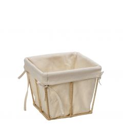 Espiel Καλάθι Αποθήκευσης Υφασμάτινο Μπεζ 12x12x9,5 Εκ. Κωδικός: AMN115